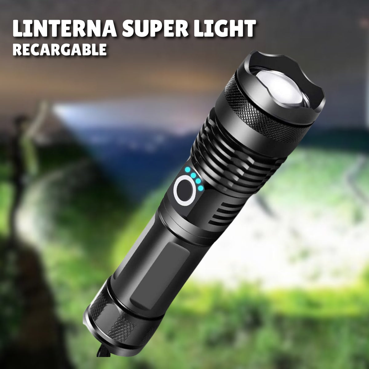 Linterna Super Light Recargable