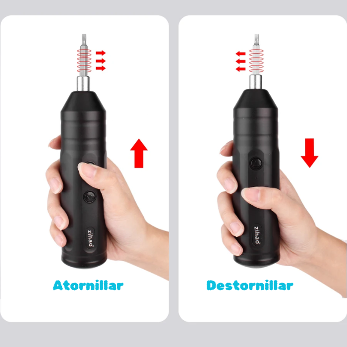 Destornillador Eléctrico Recargable - Compacto y Eficiente