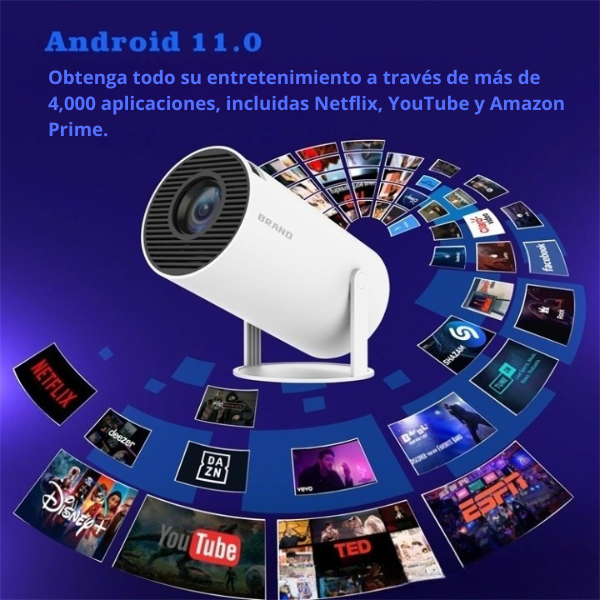 Mini Proyector Inteligente 4K