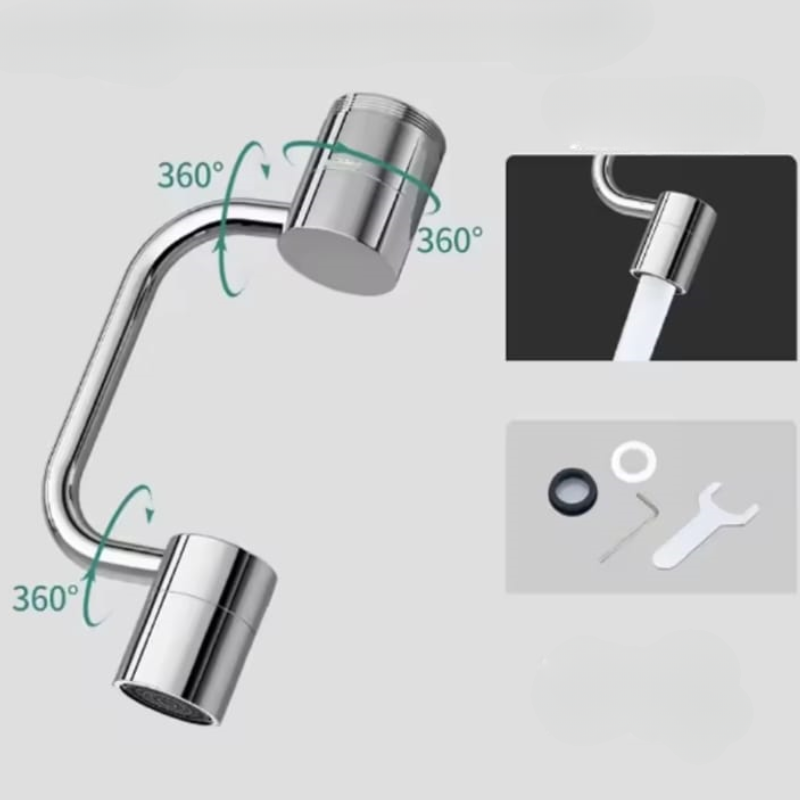 Extensor de Grifo Giratorio 1080°/1440°