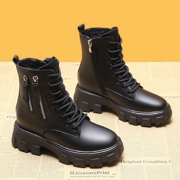 Botas Militares Acolchadas: Comodidad y Estilo Coreano (Moda Coreana 2024)